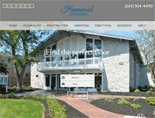 Tablet Screenshot of havenwoodtownhomes.com